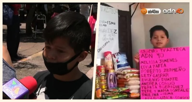 “Pena es salir a robar”, NIÑO sale a PEDIR dinero para su mamá con COVID19