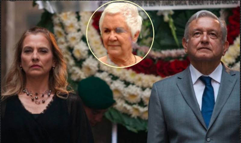 AMLO y Beatriz Gutiérrez le dan el ÚLTIMO adiós a Bertha 