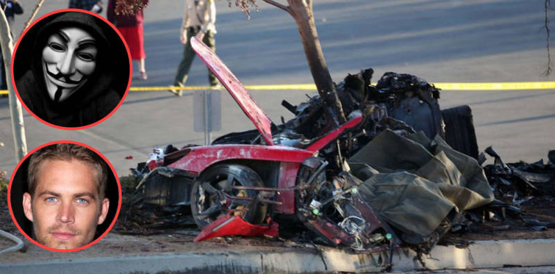Anonymus REVELA que muerte de Paul Walker “no fue un accidente”