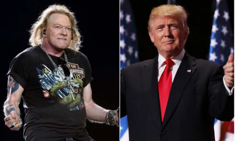 Axl Rose contesta a TRUMP: 