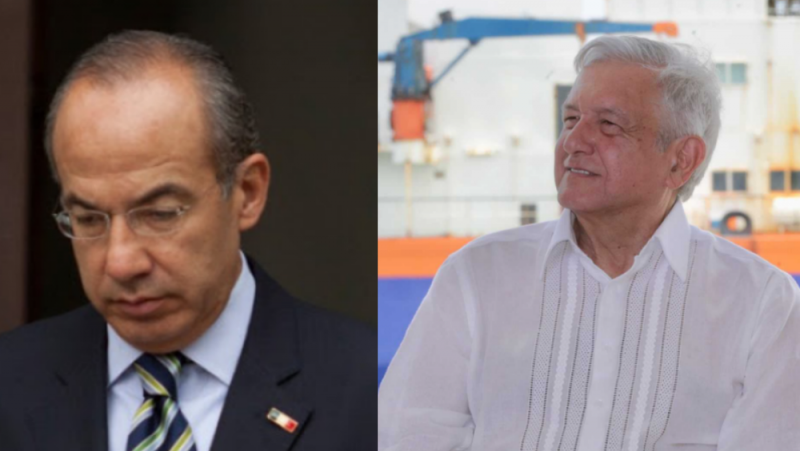 AMLO le tunde a Calderón por solo haber construido una BARDA de REFINERÍA