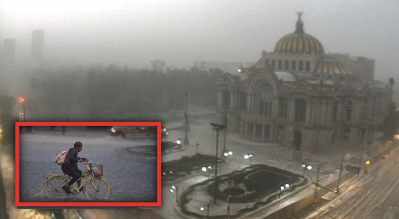 Enorme TORMENTA con fuerte GRANIZO devora la CDMX ¡Se cayó el cielo!