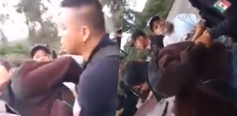 Denuncian en redes AGRESIÓN de policías a joven aguacatero en Michoacán 