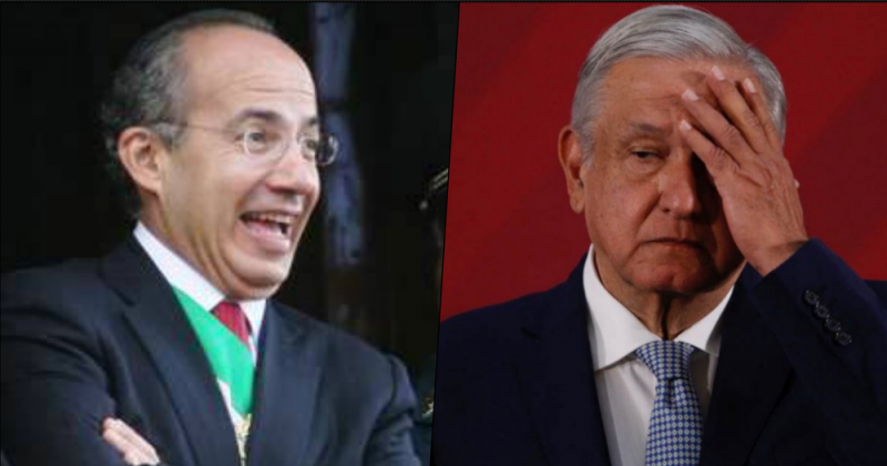 Calderón y séquito de panistas aprovechan el SISMO para atacar a AMLO.