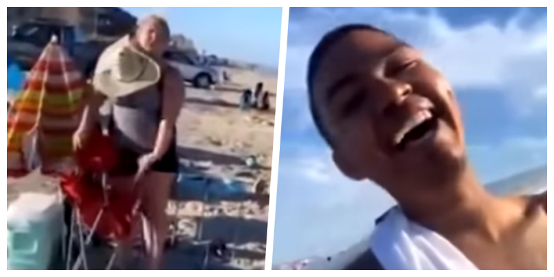Joven MICHOACANO respondió así a ofensas racistas en playa de California (VIDEO)y