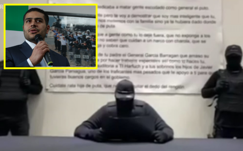 García Harfuch recibe NUEVA amenaza de muerte a través de VIDEO