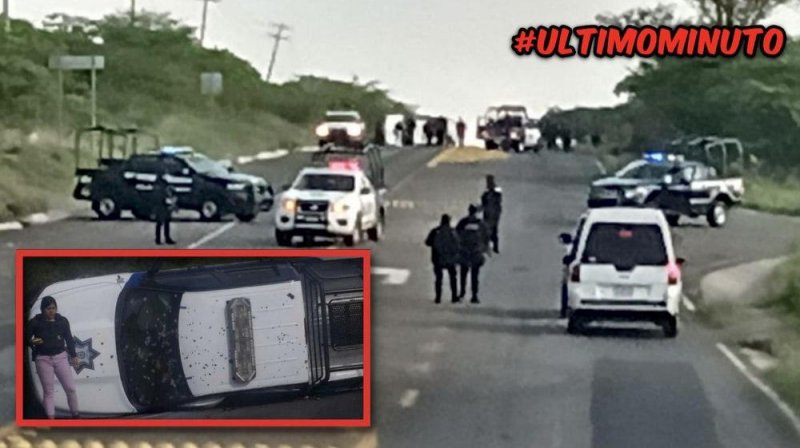 #ÚltimaHora Comando armado EJECUTA a 5 policías estatales en Guanajuato