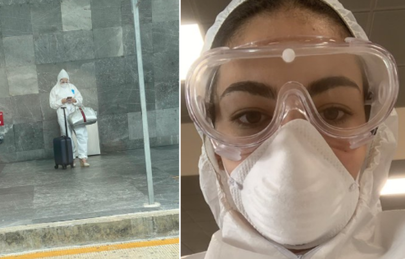 Joven se vuelve viral tras usar TRAJE ESPECIAL para viajar a Cancún