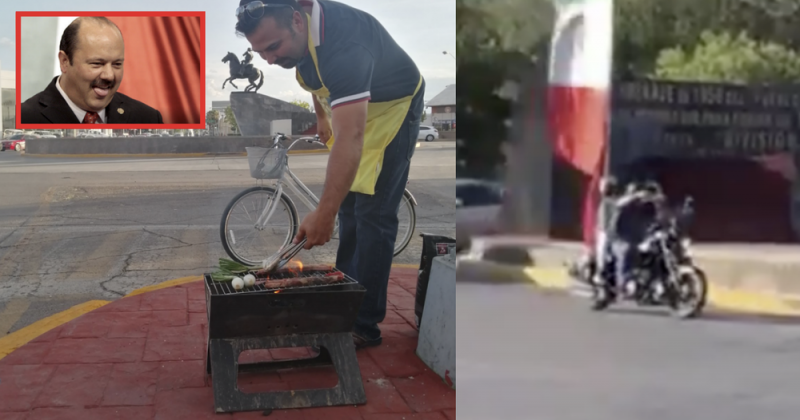 Pobladores de Chihuahua celebran CAPTURA de Cesar Duarte con Carnita Asada y CARAVANA 