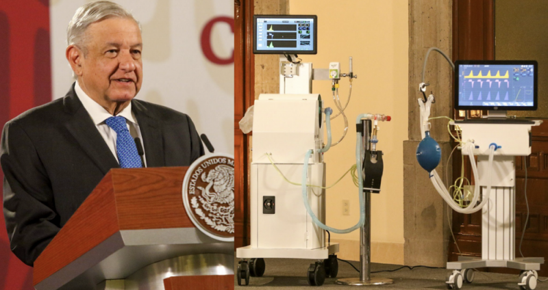 AMLO presenta los PRIMEROS VENTILADORES orgullosamente hechos en México 