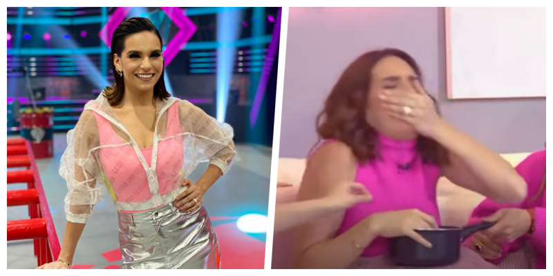 Tania Rincón VOMITA en vivo durante VLA (VIDEO)