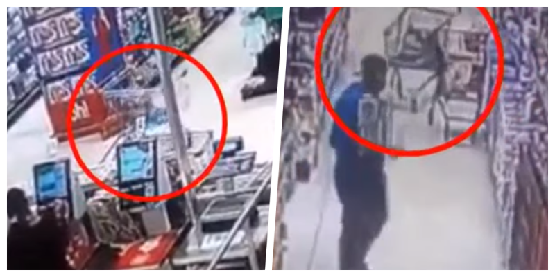 Actividad ´paranormal´ en supermercado se vuelve viral (VIDEO)