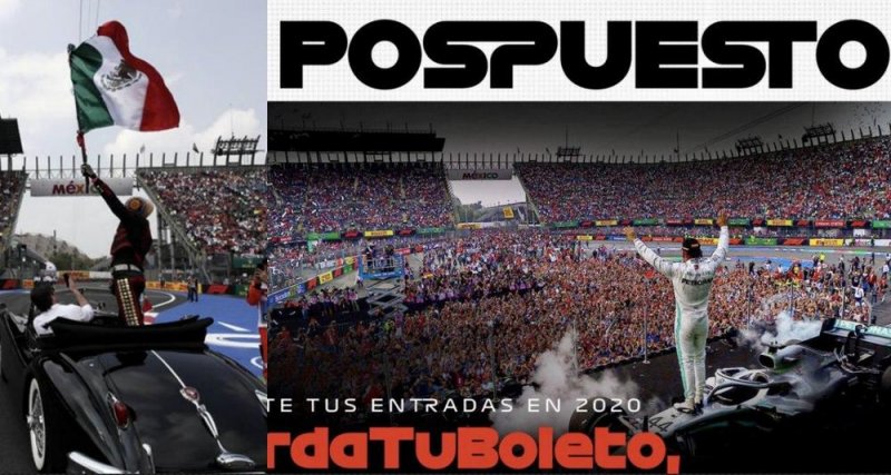 #ÚltimoMinuto Gran Premio de México 2020 SE CANCELA por Covid19 y se pospone para 2021