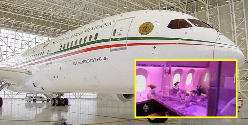 El lujo obsceno del avión presidencial 