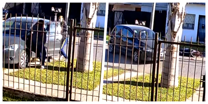 Video muestra MOMENTO DRAMÁTICO en que le roban el auto a una mamá con su hijo adentro