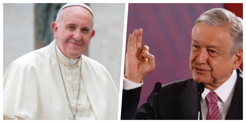 AMLO ve coincidencias con Papa Francisco en pensamientos sobre pobreza