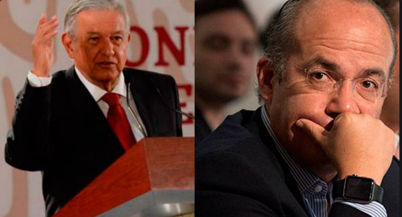 “La cosa no es conmigo, es con el juez de EU”, revira AMLO a Calderón