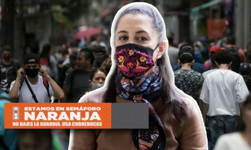 Sheinbaum CONFIRMA: CDMX seguirá en semáforo naranja una semana más