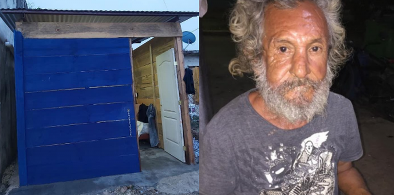 Ve como quedo la CASITA de Don José, hombre a quien le dieron croquetas de perro