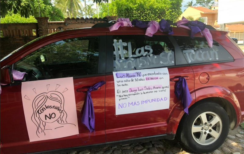 Marchan en Puerto Vallarta para que no se libere a FUNCIONARIO pederasta