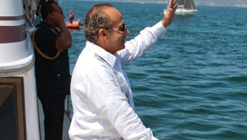 CAPRICHOS de Calderón incluían tener 8 veleros de la MARINA a su entera disposición 