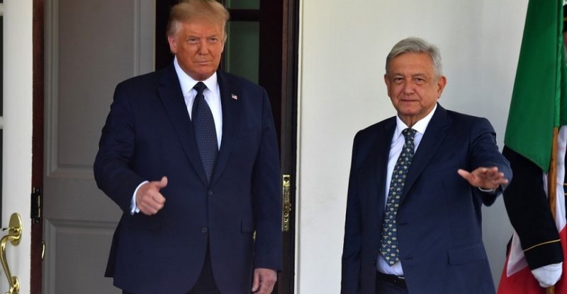 Así usa Trump la imagen de AMLO para promocionar su candidatura presidencial