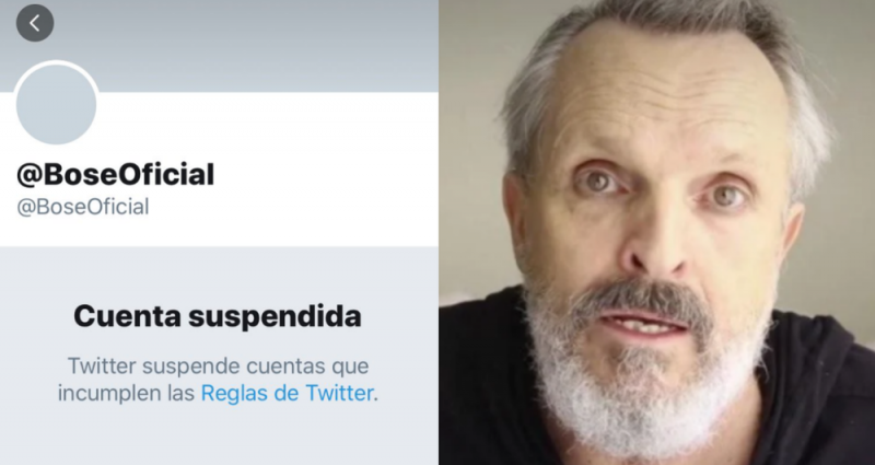 ¿Por qué desapareció Miguel Bosé de sus redes sociales?