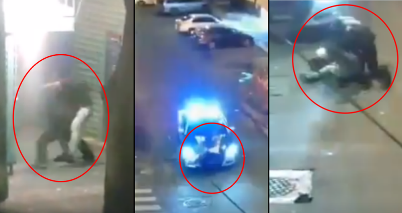 Patrulla de policía ATROPELLA y detiene a ladrón que huía tras asalto en CDMX