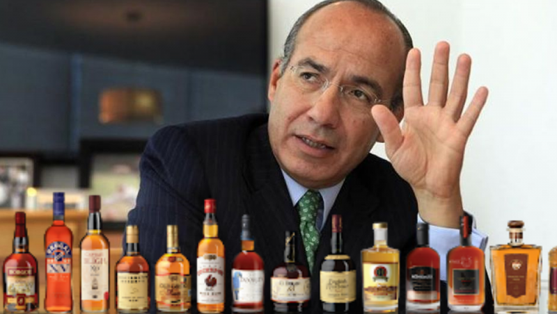 Google Adsense aprovecha noticias donde se habla de Calderón para promocionar bebidas alcohólicas