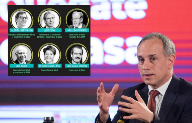 López-Gatell puso en su lugar a los ex secretarios por proponer estrategia falsa contra covid