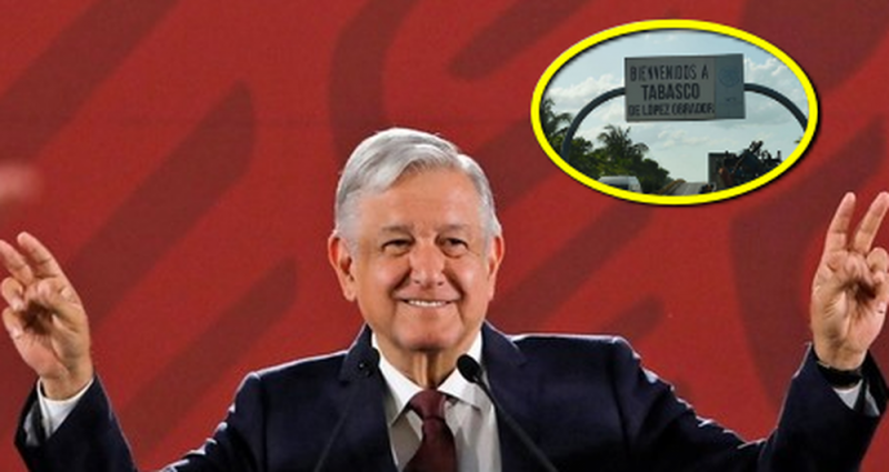 Morenista propone cambiarle el nombre a Tabasco por el de “Tabasco de López Obrador”