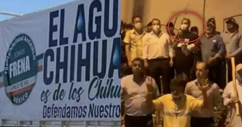 DENUNCIAN a FRENAA y a TUMBABURROS por orquestar protestas de agua en Chihuahua