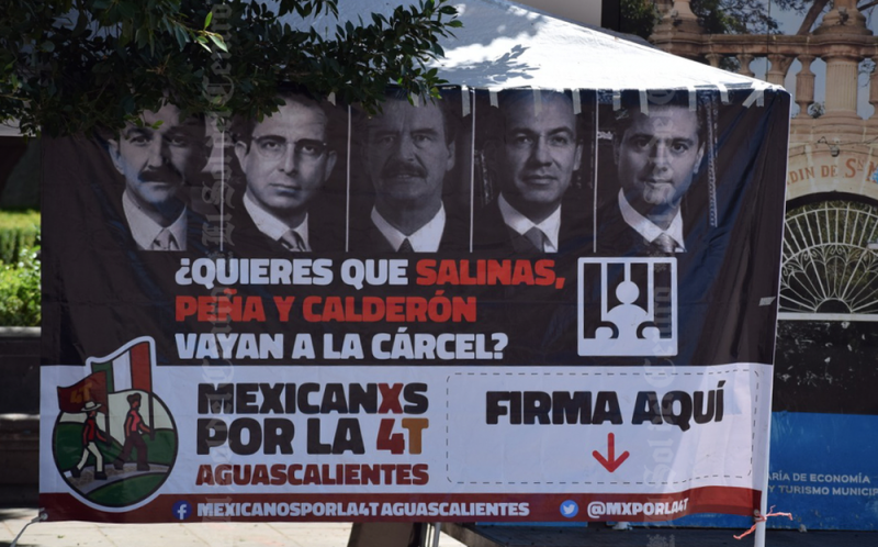 #ATENCIÓN| Organizadores de consulta contra ex presidentes aseguran tener más de 2 millones de firma