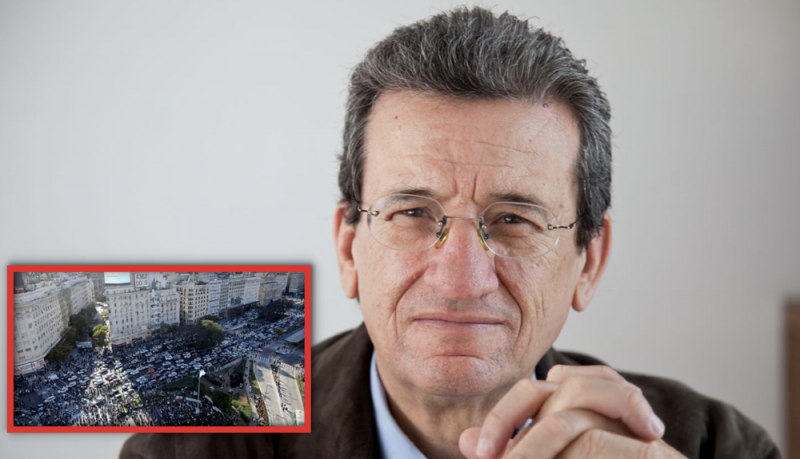 Rafael Loret de Mola se vuela la barda y publica foto FALSA de FRENAA para atacar a AMLO