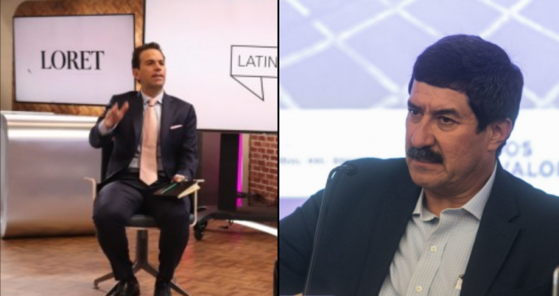 Javier Corral visita a Loret en Latinus y aprovecha para GOLPEAR a AMLO; redes le tunden