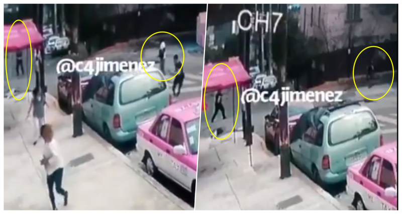 Se enfrenta POLICÍA a balazos con ladrón para EVITAR ASALTO en la calle
