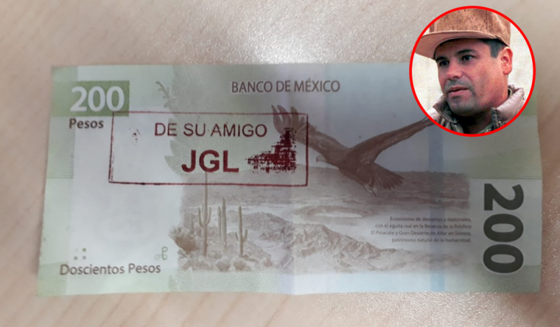 “Chapobilletes” de 200 pesos circulan en Culiacán y hasta salen del cajero automático