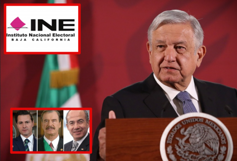 AMLO propone al INE convocar a VOLUNTARIOS para que participen en consulta de juicio a expresidentes