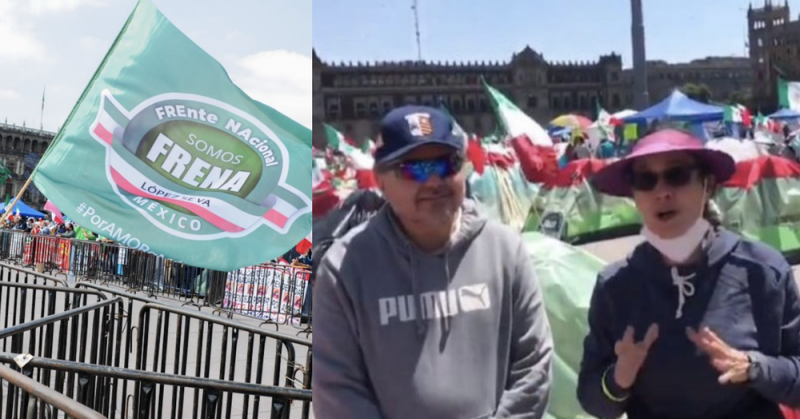 Miembros deFRENAAA CONTRATAN seguridad privada y responden a AMLO: [No vamos a compartir el Zócalo]