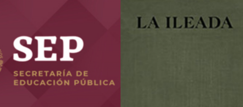 Usuarios no la dejan pasar y critican a la SEP por promover “La Ileada” en vez de “La Ilíada”y