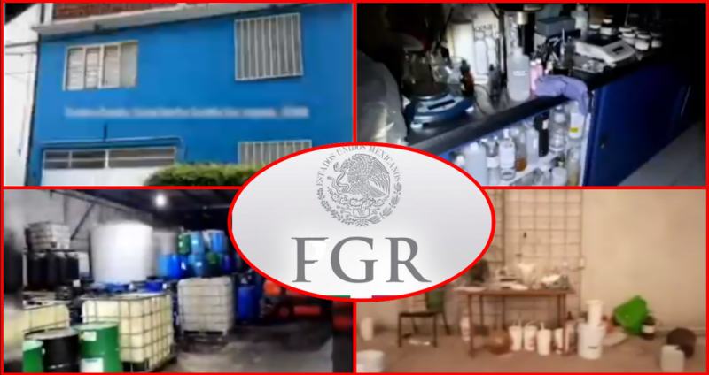 FGR y MARINA desmantelan narcolaboratorios en Durango, EDOMEX y CDMX con “Operación Blue”