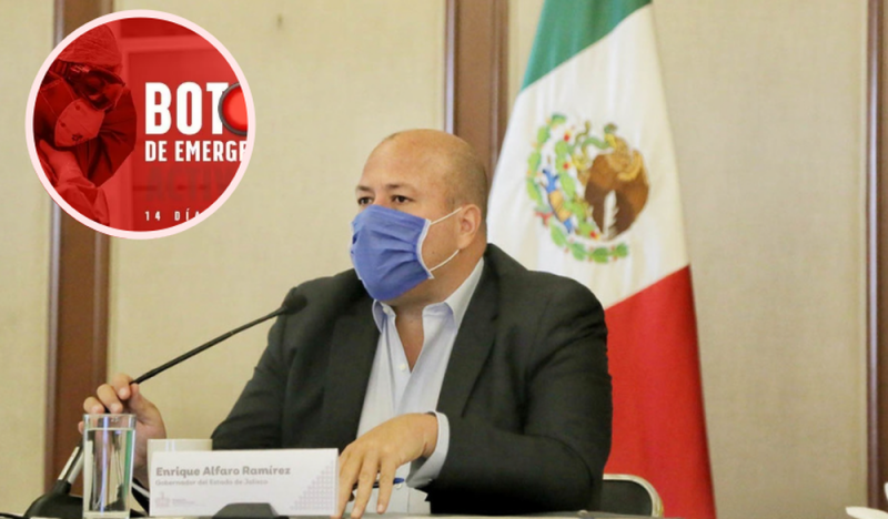 Alfaro aprieta el BOTÓN DE EMERGENCIA y frena actividades en Jalisco por COVID19