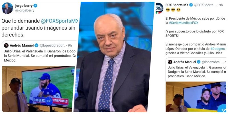 Jorge Berry hace el RIDÍCULO tras acusar a AMLO con Fox Sports; redes lo tunden