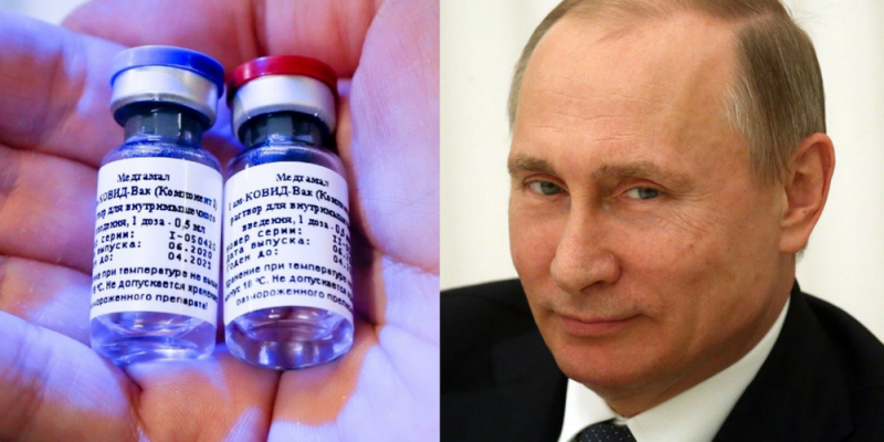 Asegura Putin que vacunas rusas contra Covid-19 son seguras; las aplicarían a fin de año