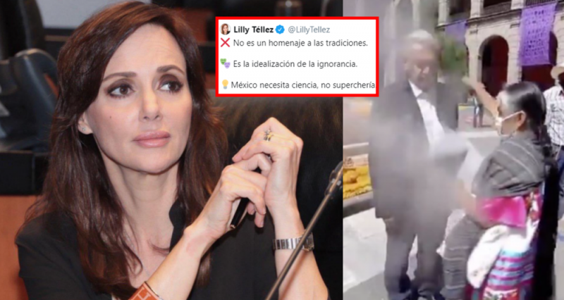 Mujer indígena le responde y pone en su lugar a Lilly Téllez tras decirle “ignorante”