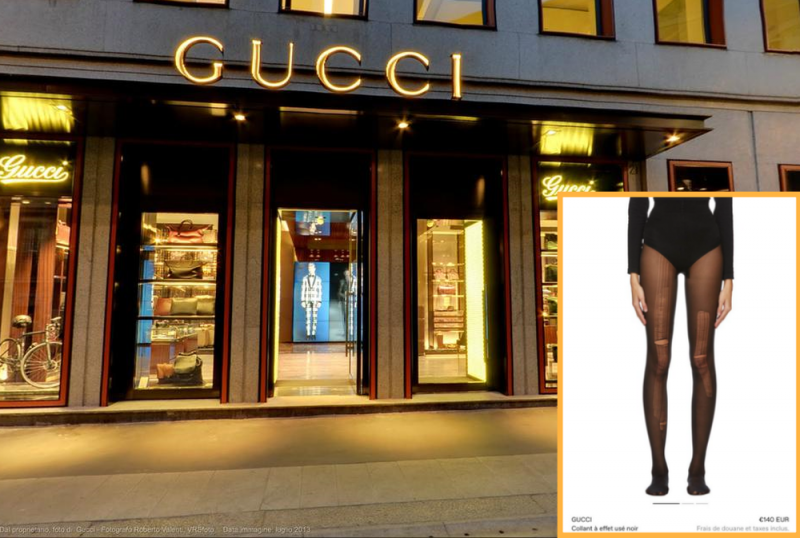 ¡No es broma! Gucci lanza medias rotas en 4 mil pesos y SE AGOTAN en un par de horasy