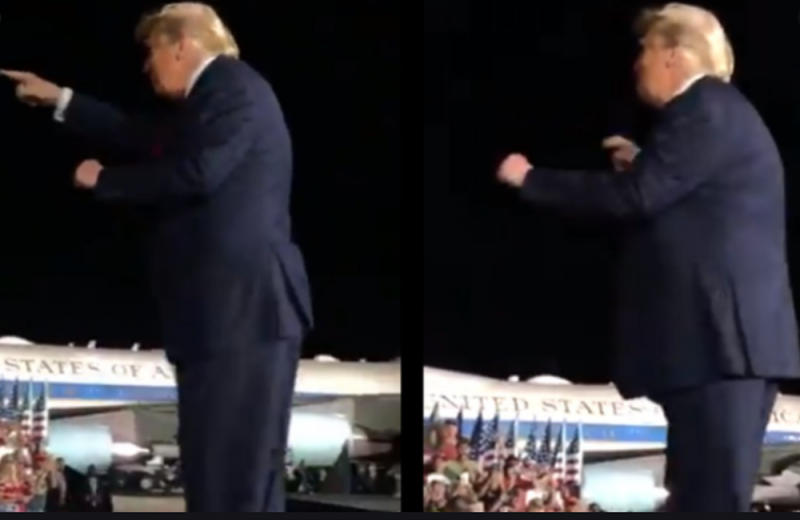 Trump cierra con “bailecito” de Y.M.C.A y hace llamado a sus seguidores para votar en supermartes