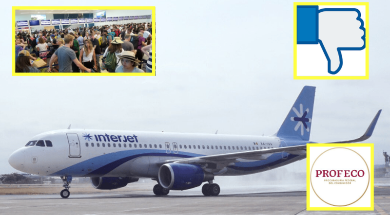 ¡Cuidado! Advierte Profeco de inminente QUIEBRA de Interjet; pide NO comprar boletos