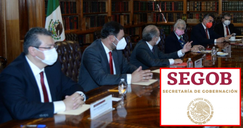 Gobernadores del PRI se reúnen con la secretaria de Gobernación
