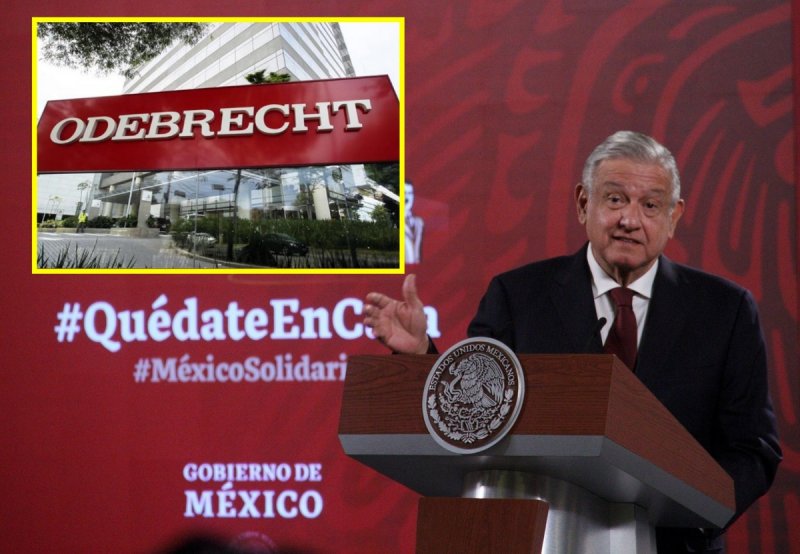 Anuncia AMLO cancelación de contratos de Pemex con Odebrecht por ser “Leoninos”